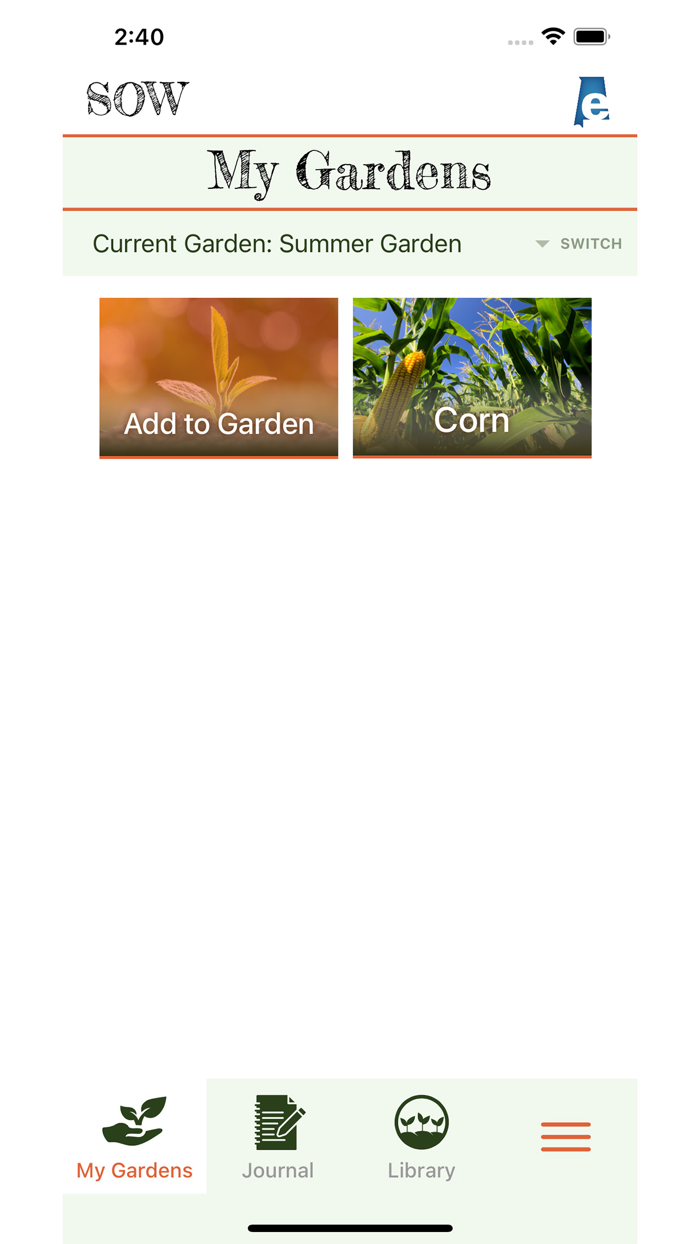 SOW - A Planting Companion