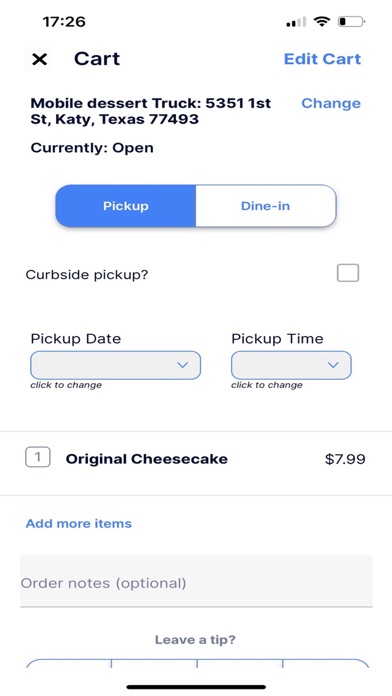 Gertie's Leigh Cheesecakery Screenshot
