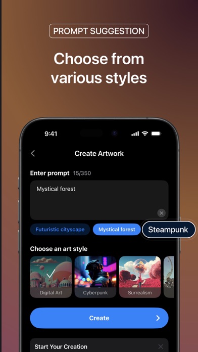 Suret - AI Art Generator Screenshot