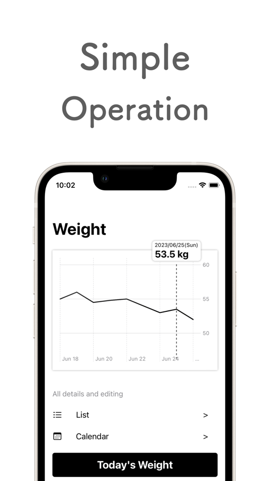 #1. Record Diet (iOS) Podle: Yosuke Miyamoto