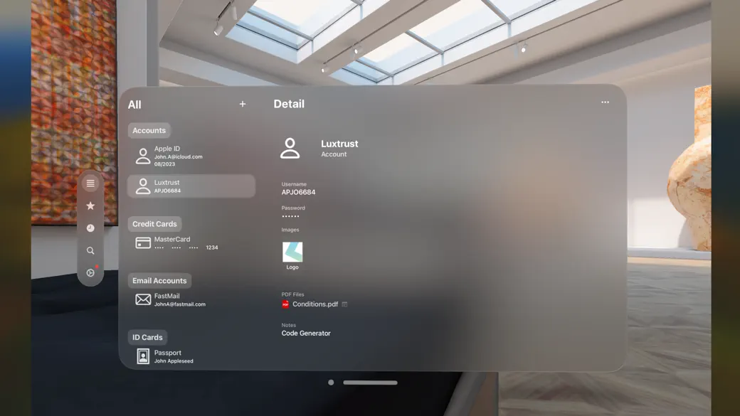 Secrets - Data Vault screenshot 1