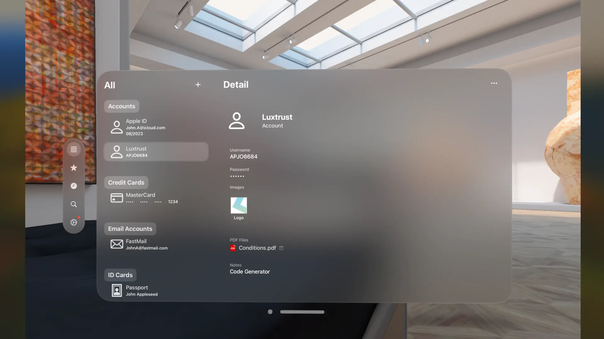 Secrets - Data Vault screenshot
