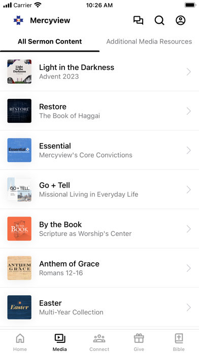 Mercyview Church Screenshot