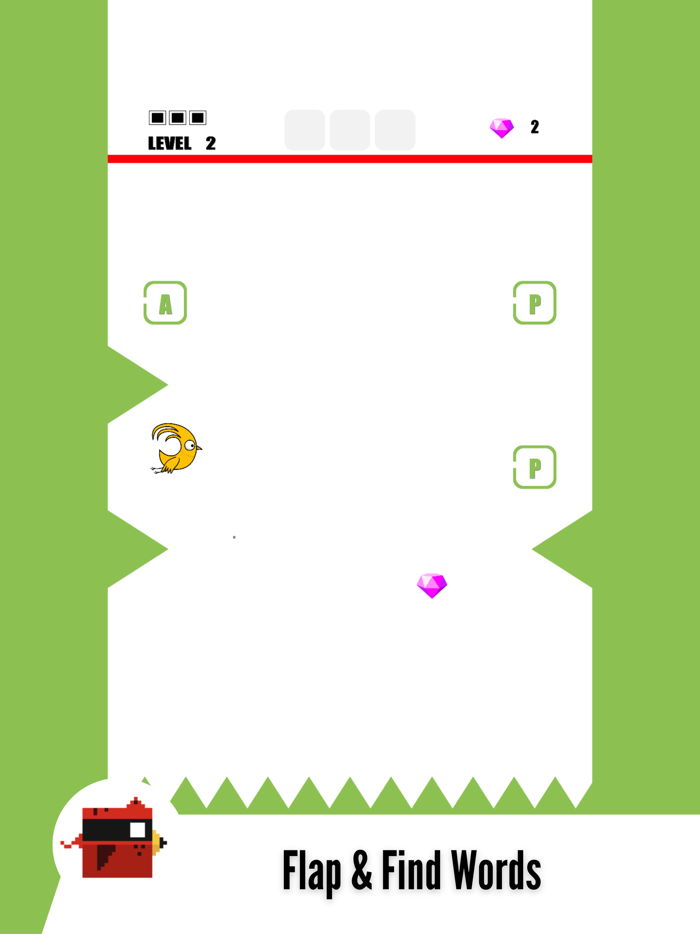 Bird And Words  Find Word