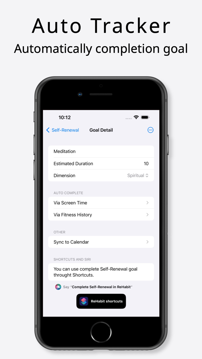 ReHabit  Focus Life Goals