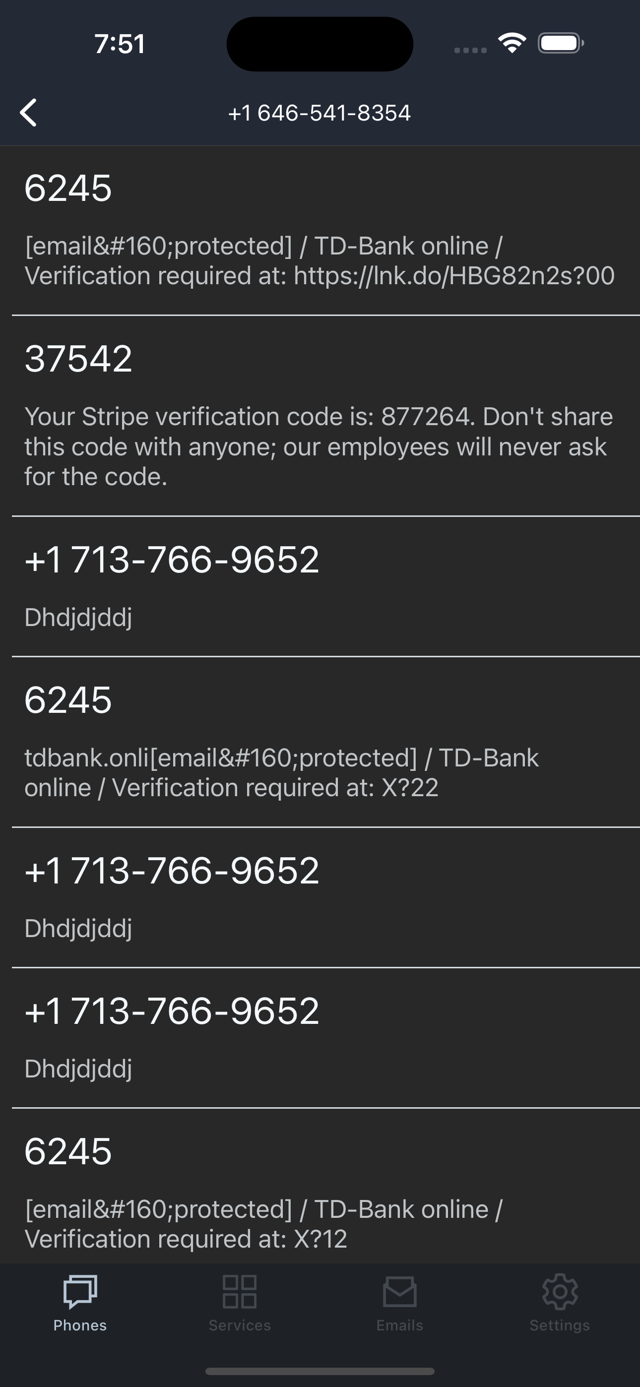 SMS & Email: Confirm