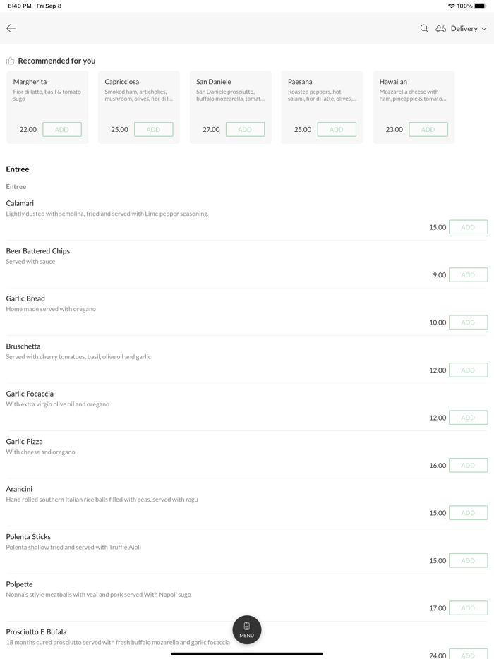 Express Pizza Pasta Bar