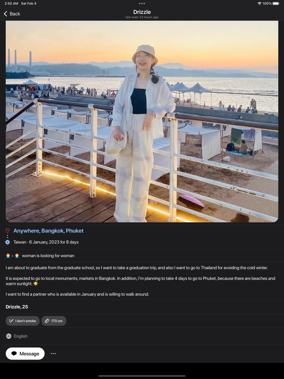 Screenshot #5 pour Pognali - Travel Buddies