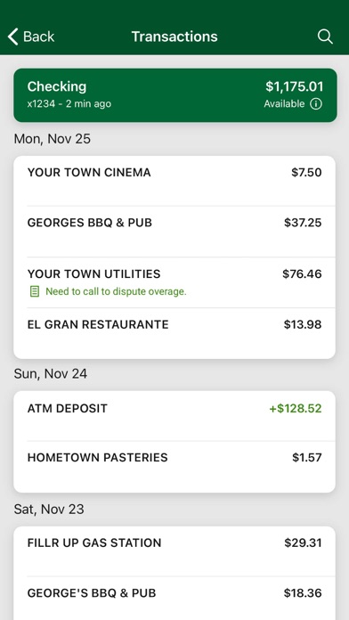 Edison National Bank Screenshot