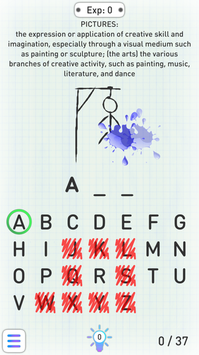 Hangman: in words with friends Screenshot