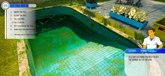 Simulador de Limpeza Piscina