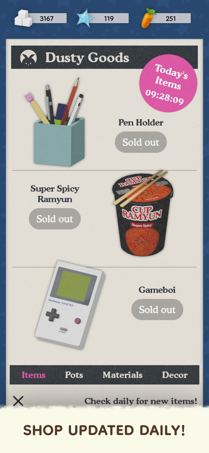 Dustbunny Emotions to Plants