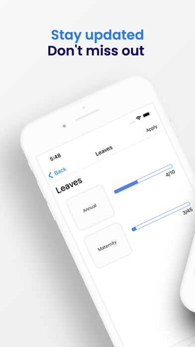 Galaxy Employee App Screenshot