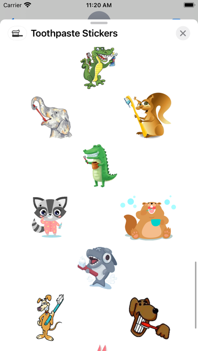 Screenshot #3 pour Toothpaste Stickers