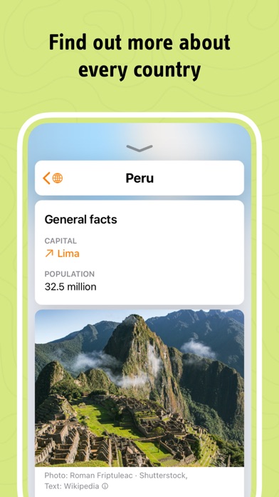 geotrainer: Geography Map Quiz Screenshot