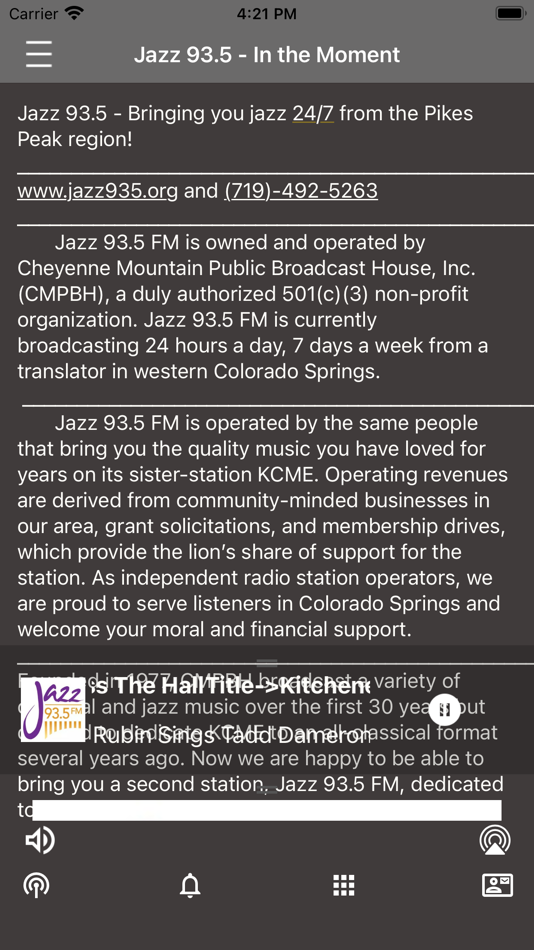 #3. JAZZ 935 (iOS) Podle: Keith Simon