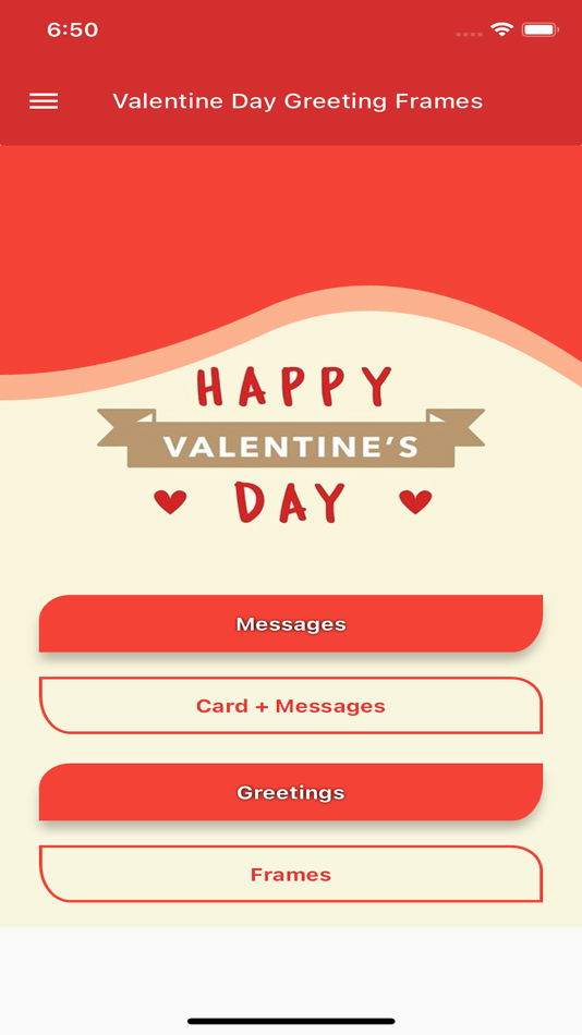 Valentine Day Greeting Frames - 1.0 - (iOS)