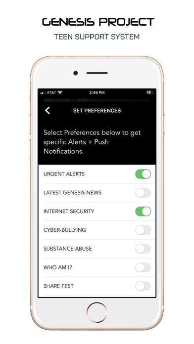 Genesis Project App Screenshot
