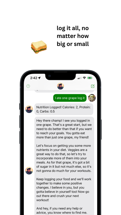 Coach: Fitness Logging Screenshot