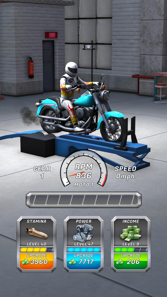 #5. Drag Race: Motorcycles Tuning (iOS) Podle: Vira Games Inc.