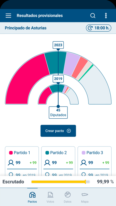 Elecciones Asturias 23 Screenshot