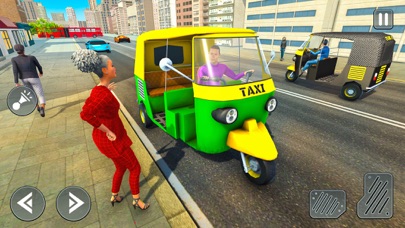 Taxi Driving Tuk Tuk 3D Games Screenshot