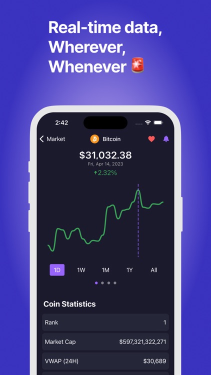 Cryptocurrency: BTC Blockfolio screenshot-5