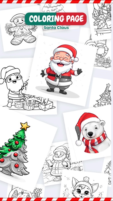 Christmas drawings – colorbook Screenshot