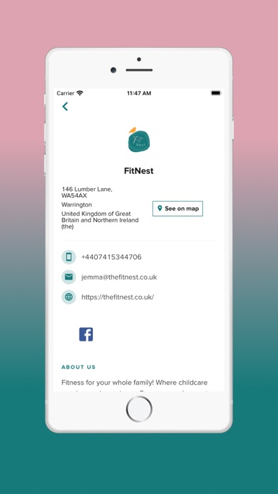 FitNest Classes Screenshot