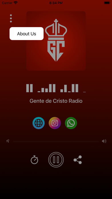 Gente de Cristo Radio Screenshot