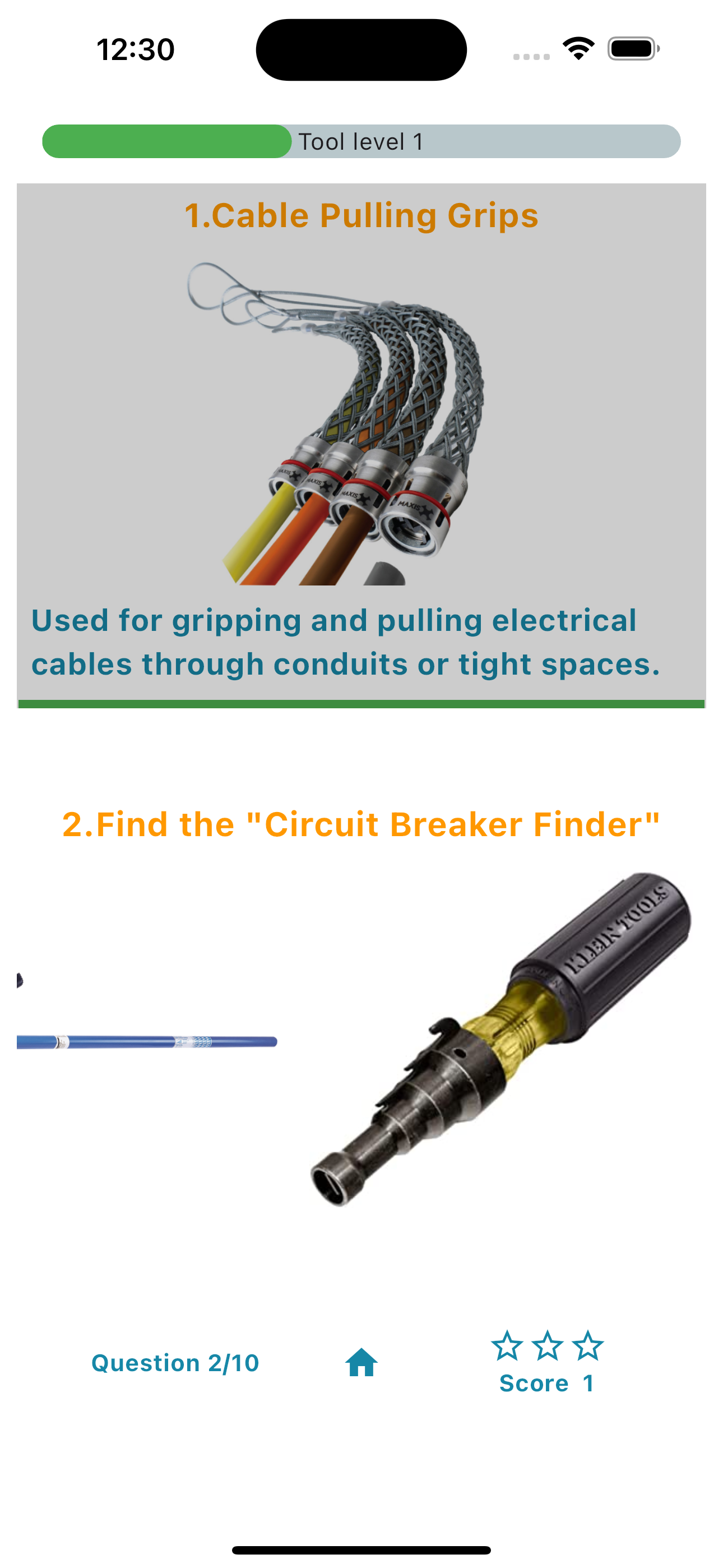 Electrician Quiz Game