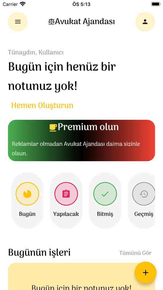 #2. Avukat Ajandası (iOS) Podle: Cihan Uyaroglu