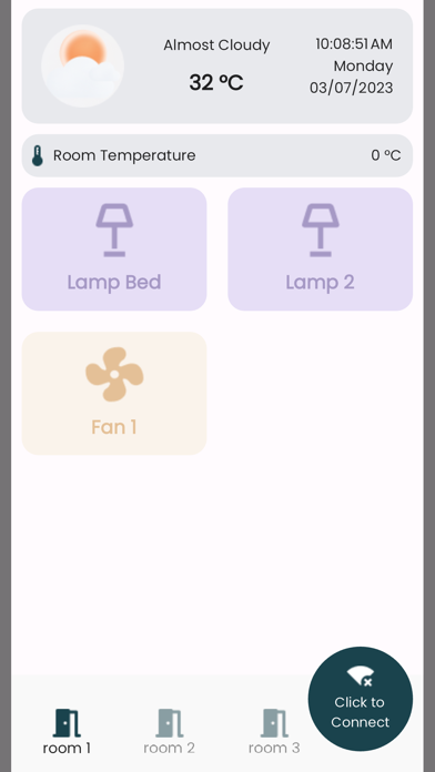 Smart Home Raspberry PI Screenshot