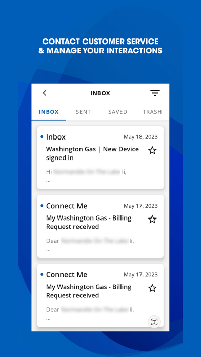 My Washington Gas Screenshot