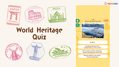 World heritage quiz Screenshot
