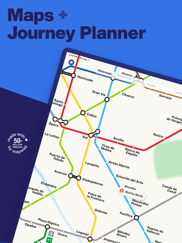 Madrid Metro - Map and Routesのおすすめ画像1