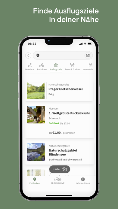 Hochschwarzwald-App Screenshot