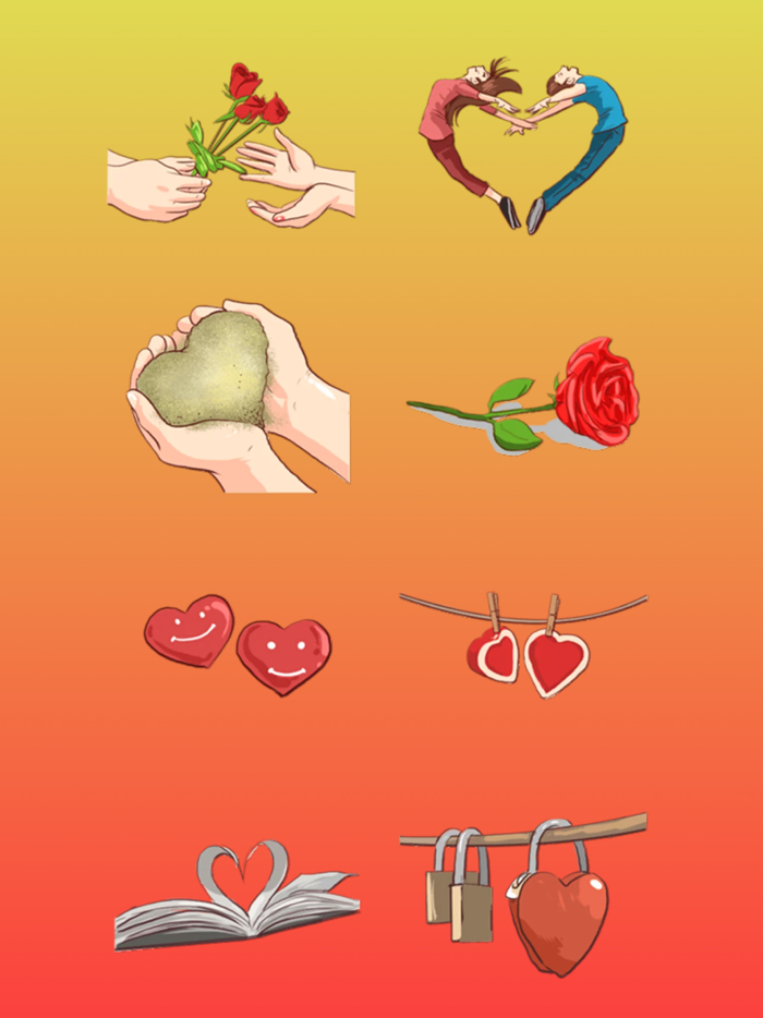 All about love Stickers