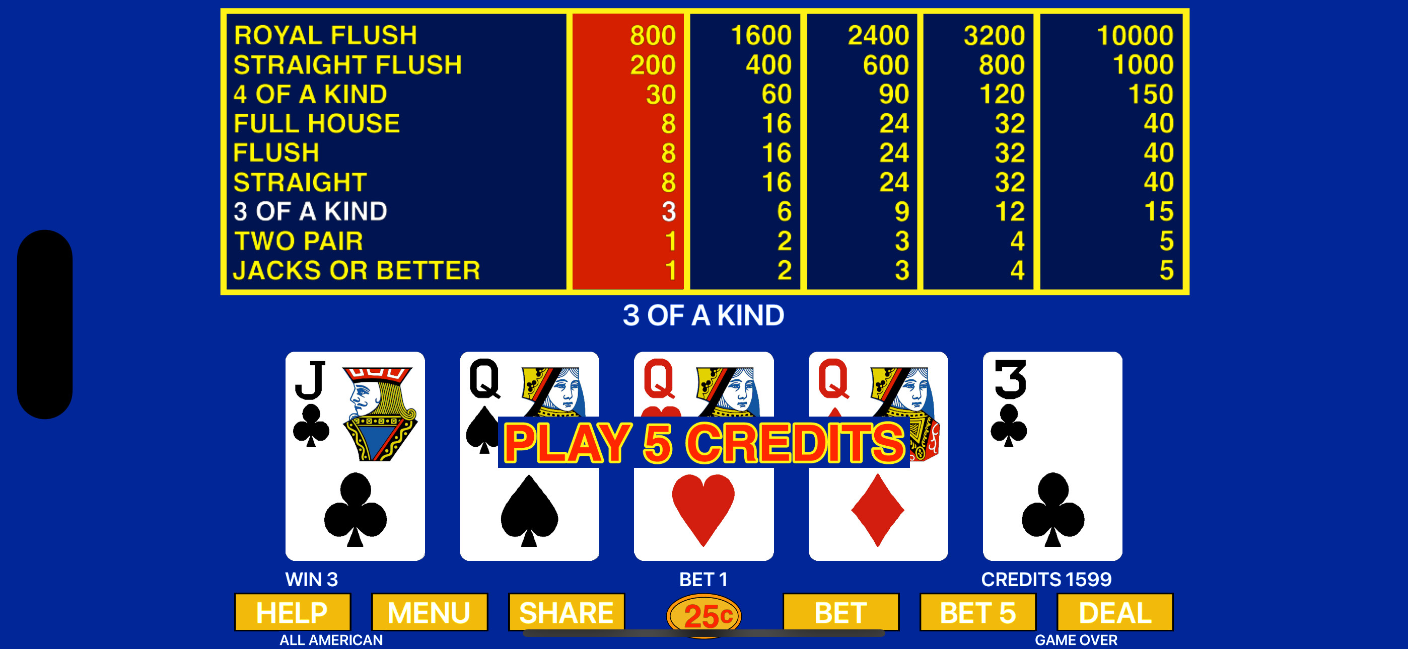 All American - Poker Game