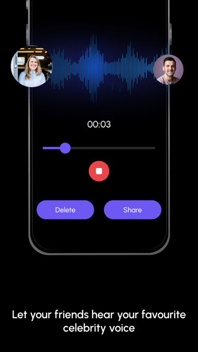 CelebAI - AI Voice Generator Screenshot