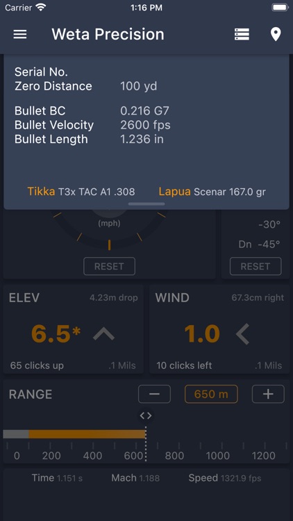 Weta Precision screenshot-3