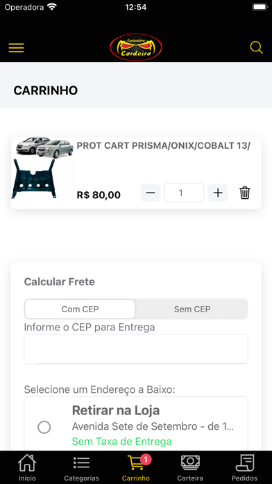 Equipadora Cordeiro Screenshot