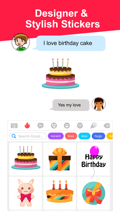 Animated Birthday Sticker Pack Screenshot
