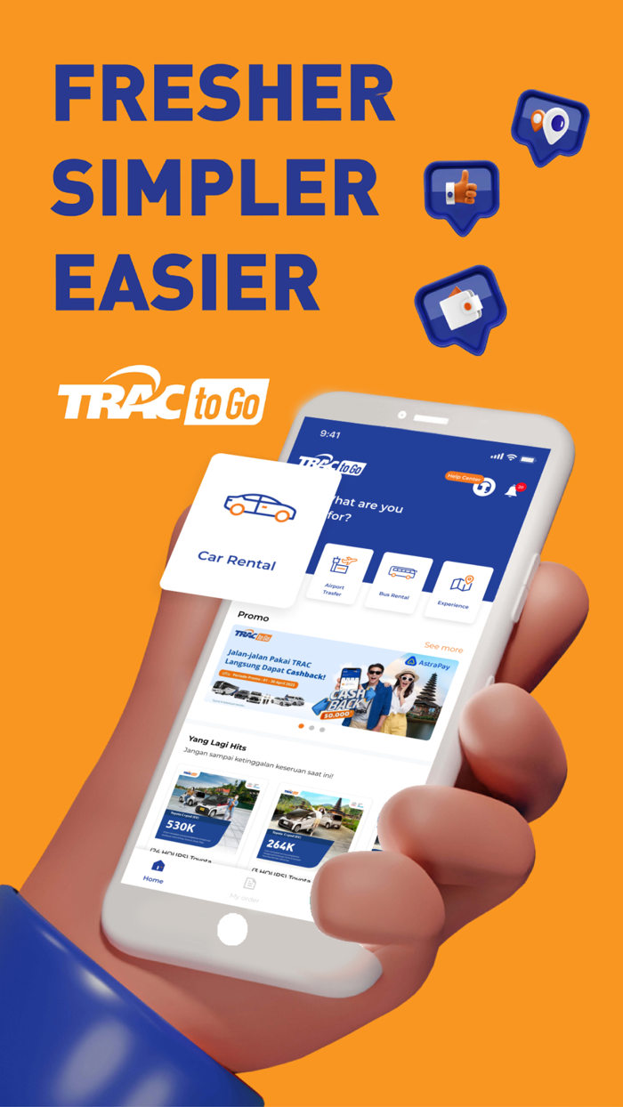 TRACtoGo Rental Mobil and Bus