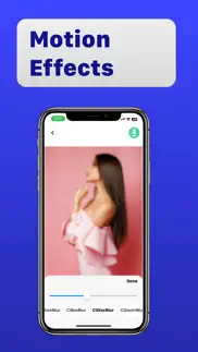 motion blur : blurry photo app iphone screenshot 3