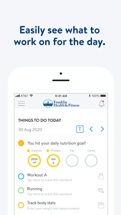 Franklin Health and Fitness Screenshot