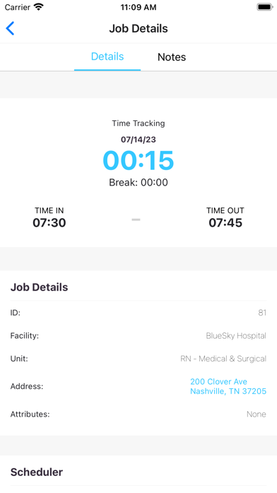 ACES Healthcare Staffing Screenshot