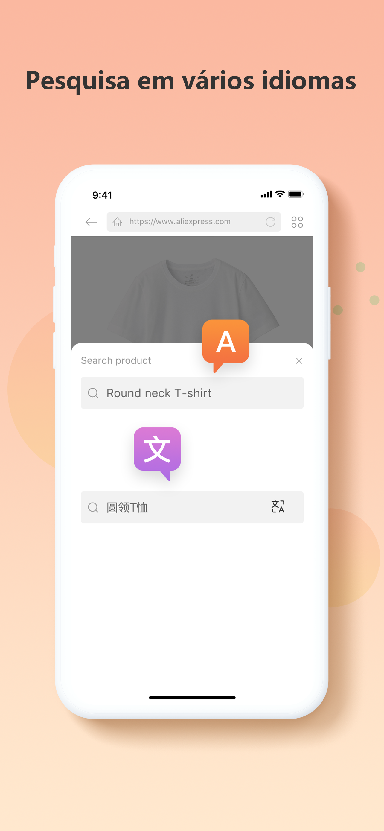Navegador de compras Taobao