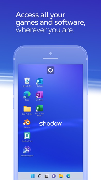 Screenshot from Shadow PC