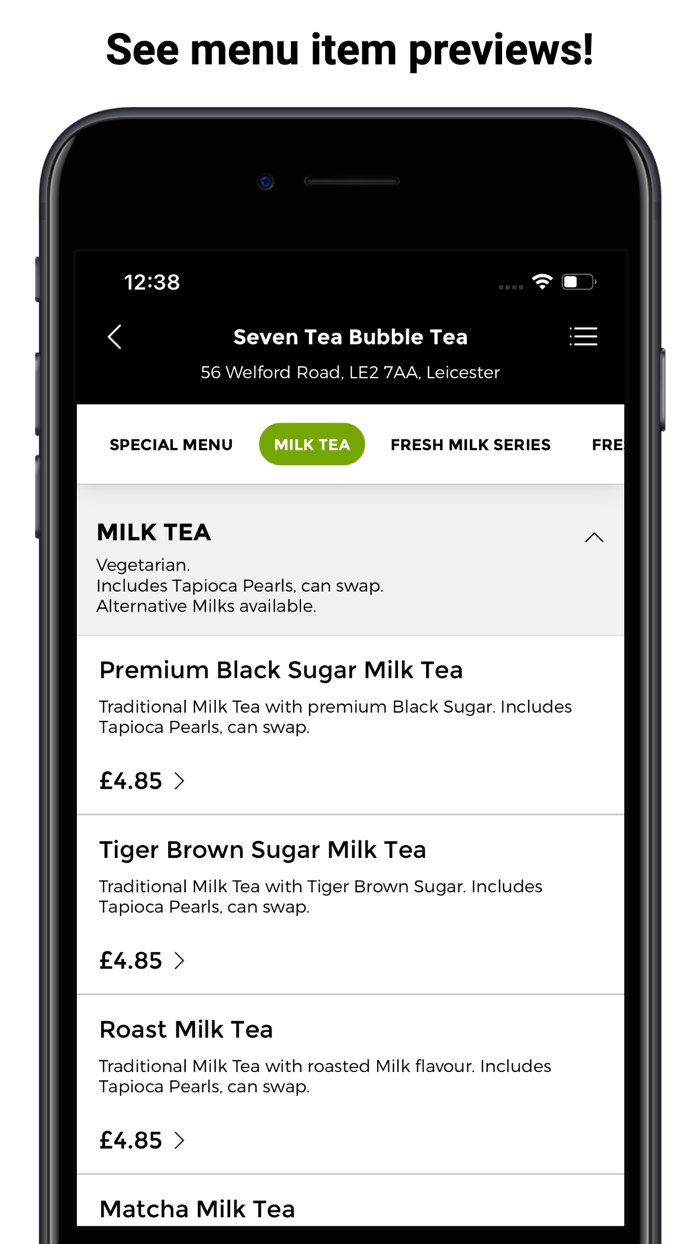 Seven Tea Bubble Tea